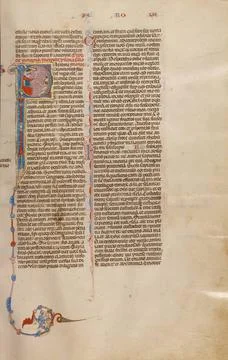 RECORD DATE NOT STATED Initial P: Solomon Instructing a Pupil with a Rod. ... Foto stock