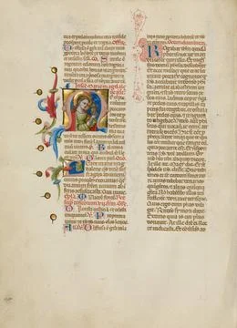 RECORD DATE NOT STATED Initial M: Mary Magdalene. Master of the Brussels I... Foto stock