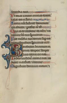 RECORD DATE NOT STATED Initial B: David Playing the Fool before Achish Kin... Foto stock