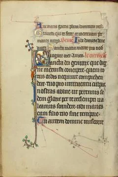 RECORD DATE NOT STATED Initial S: The Virgin Mary Interceding for a Young ... Foto stock