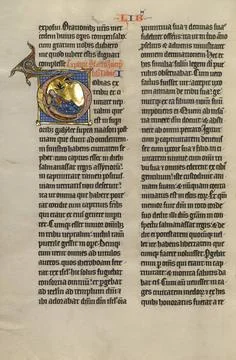 RECORD DATE NOT STATED Initial T: The Blinding of Tobit. Unknown Copyright... Foto stock