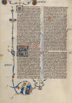 RECORD DATE NOT STATED Initial O: Bishops and Monks. Unknown Copyright: xp... Foto stock