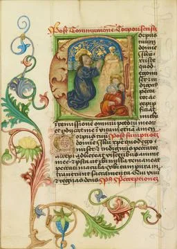 RECORD DATE NOT STATED Initial C: The Agony in the Garden. Workshop of Val... Foto stock