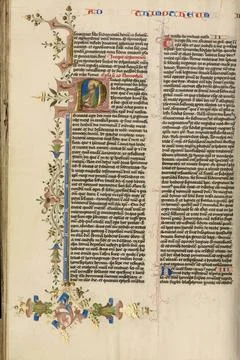 RECORD DATE NOT STATED Initial P: Saint Paul. Circle of Stefan Lochner (Ge... Foto stock