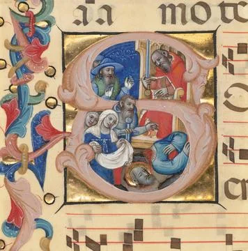 RECORD DATE NOT STATED Initial S: The Beheading of Saint Paul and the Mira... Foto stock