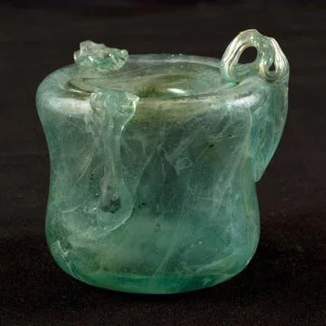 RECORD DATE NOT STATED  Inkwell. Gallo-Roman. Glass. Paris, Carnavalet mus... 写真素材