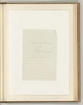 RECORD DATE NOT STATED  Insertion sheet. after 1822 Copyright: xpiemagsx p... Stock Photos