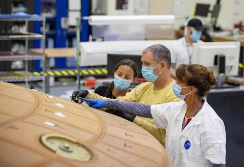 RECORD DATE NOT STATED  Inside the Neil Armstrong Operations and Checkout ... Stock Photos