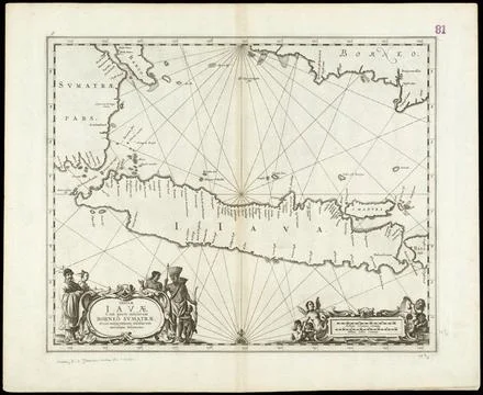 RECORD DATE NOT STATED Insulae Iavae, cum parte insularum Borneo Sumatrae,... 스톡 사진