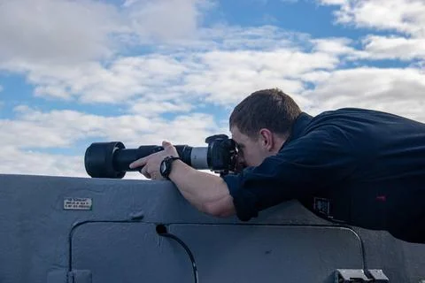 RECORD DATE NOT STATED  Intelligence Specialist 1st Class Jack Dalziel, a ... 写真素材