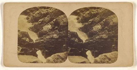 RECORD DATE NOT STATED Interior View of Spouting Cave Newport, Rhode Islan... Stock Photos