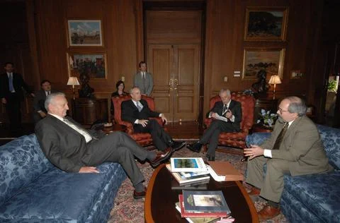 RECORD DATE NOT STATED  Interior-Agriculture Memorandum of Understanding s... Stock Photos