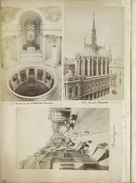 RECORD DATE NOT STATED  Interior of the DÃ me des Invalides in Paris with .. Stockfoto's