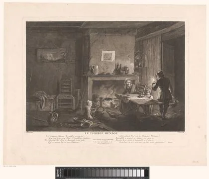 RECORD DATE NOT STATED  Interior with family A meal -relevant, Pierre Chen... Stock Photos
