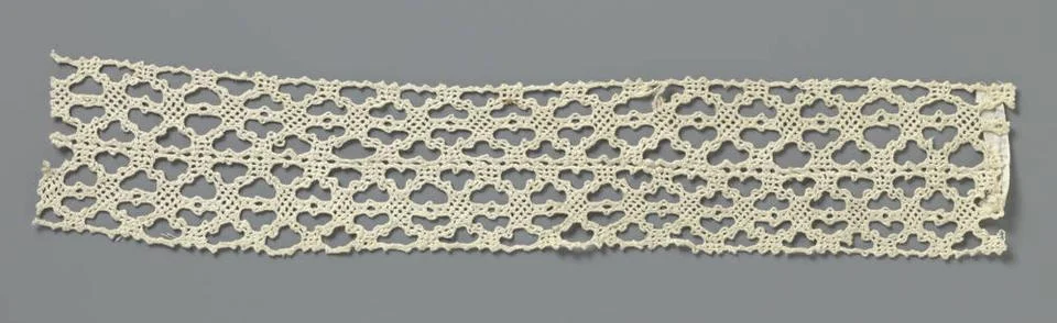 RECORD DATE NOT STATED  Intermediate edge of a double strip of bobbin with... Stock Photos
