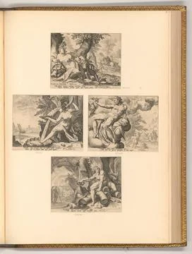 RECORD DATE NOT STATED  Jacob de Gheyn II. (Engraver) The four elements. C... Stock Photos