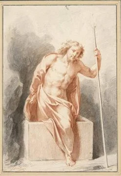 RECORD DATE NOT STATED  Jacob de Wit Resurrected Christ (a sarcophagus res... Stock Photos