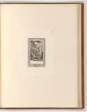 RECORD DATE NOT STATED  Jean Dambrun (Engraver) Scene from the Ilias. Etch... Stock Photos
