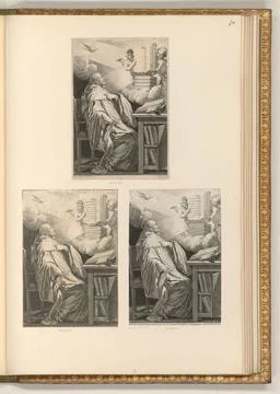 RECORD DATE NOT STATED  Jean Morin (Engraver) Bernhard von Clairvaux. etch... Stock Photos