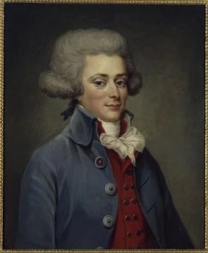 RECORD DATE NOT STATED  Jean-Louis BrÃ art, auctioneer in Paris , 1765. Oi.. Stock Photos