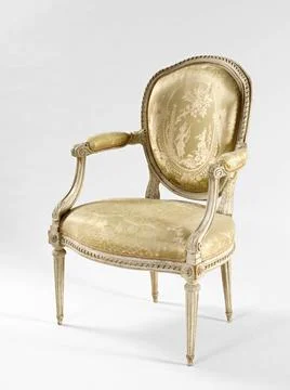 RECORD DATE NOT STATED  Jean-Baptiste SENE (1748-1803). Cabriolet armchair... Foto stock