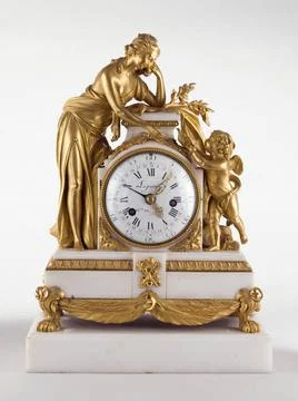 RECORD DATE NOT STATED  Jean-Baptiste Lepaute (1720-1787). Pendulum Pain a... Stock Photos