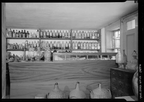 RECORD DATE NOT STATED John Ward House, interior , Architectural elements,... Stock Photos