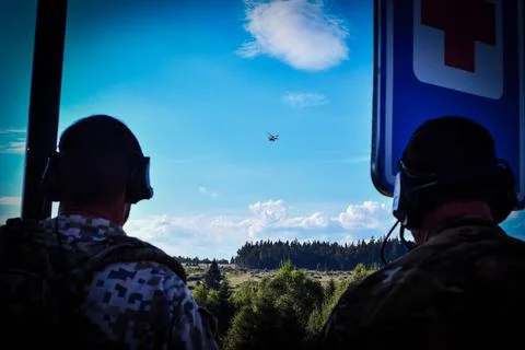 RECORD DATE NOT STATED Joint Terminal Attack Controllers (JTAC) from Latvi... Foto stock