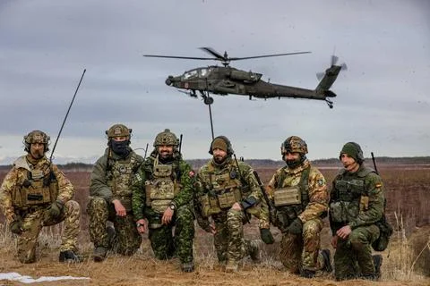 RECORD DATE NOT STATED Joint Terminal Attack Controllers from Spain partic... Foto stock