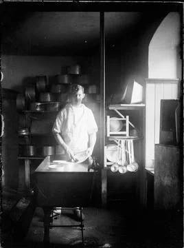 RECORD DATE NOT STATED Josef Edhlund Dishes, Östhammar, Uppland. The pictu.. Stock Photos