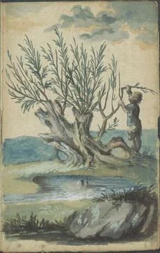 RECORD DATE NOT STATED  Josef von Führich Collection of various objects to.. Stock Photos
