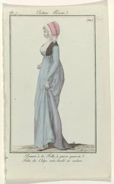 RECORD DATE NOT STATED  Journal of the ladies and fashions, Parisian costu... Stock-Fotos