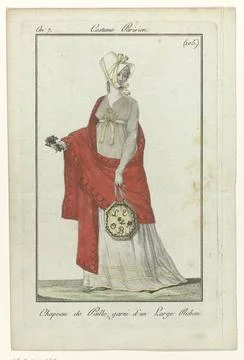 RECORD DATE NOT STATED  Journal of the ladies and fashions, Parisian costu... Stock-Fotos