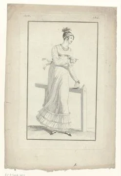 RECORD DATE NOT STATED  Journal of ladies and fashions, Parisian costume, ... Stock-Fotos