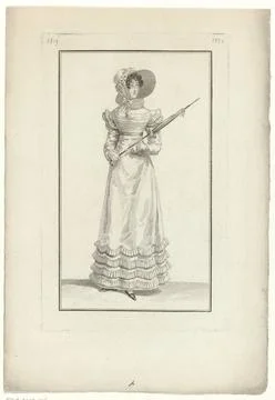 RECORD DATE NOT STATED  Journal of ladies and fashions, Parisian costume, ... Stock-Fotos