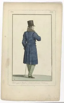 RECORD DATE NOT STATED  Journal of ladies and fashions: Mens Fashion, 181.. Stock Photos