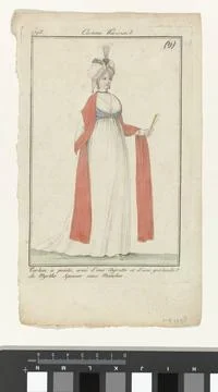 RECORD DATE NOT STATED  Journal of the ladies and fashions, Parisian costu... Stock-Fotos