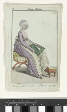 RECORD DATE NOT STATED  Journal of the ladies and fashions, Parisian costu... Stock-Fotos