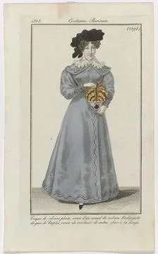 RECORD DATE NOT STATED  Journal of the ladies and fashions, Parisian costu... Stock-Fotos