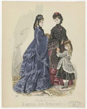 RECORD DATE NOT STATED  Journal des Demoiselles, Mode de Paris, 1873, No. ... Foto stock