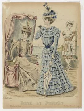 RECORD DATE NOT STATED  Journal des Demoiselles, July 1, 1897, nr. 5145: M... Stock-Fotos