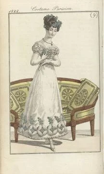 RECORD DATE NOT STATED  Journal of ladies and fashions, editis Frankfurt F... Stock-Fotos
