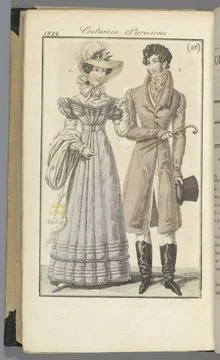 RECORD DATE NOT STATED  Journal of the ladies and fashions, editis Frankfu... Stock-Fotos