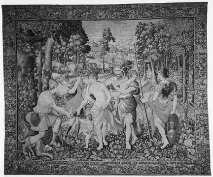 RECORD DATE NOT STATED  Judgement of Paris with Mercury (Hermes) present. ... 스톡 사진