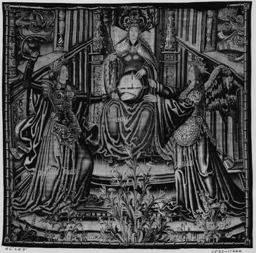RECORD DATE NOT STATED  Judgement of Wisdom. unknown c. 1525-1550 Tapestry... Stock Photos