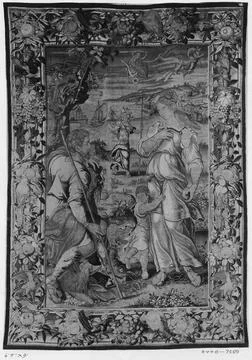 RECORD DATE NOT STATED  Judgement of Paris. unknown c. 1535-1550 Tapestry ... 스톡 사진