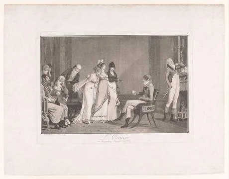 RECORD DATE NOT STATED  Judgment of Paris, Philibert-Louis Debucourt, 1800... Foto stock
