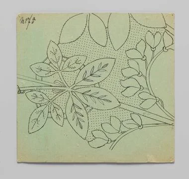 RECORD DATE NOT STATED  Kant pattern for a rug of bobbin with golden rain ... Stock Photos