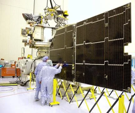 RECORD DATE NOT STATED  KENNEDY SPACE CENTER, FLA. - In the Payload Hazard... Stock Photos