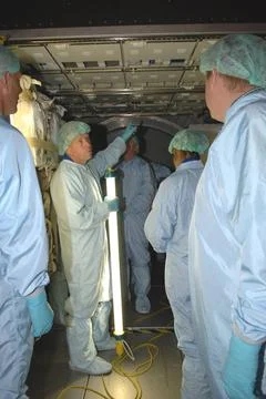 RECORD DATE NOT STATED  KENNEDY SPACE CENTER, FLA. - In the Space Station ... 写真素材